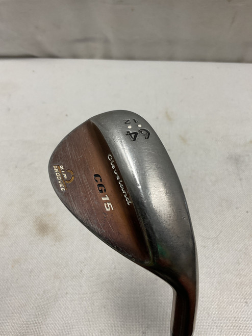 Vist Large View of Product Image Which is Used Cleveland CG 15 Golf Wedge Mens RH 64 Degree