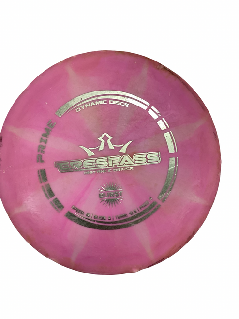 Vist Large View of Product Image Which is Used Dynamic Discs TRESPASS Disc Golf Driver Pink