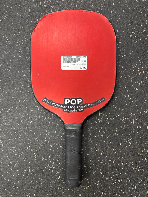 Vist Large View of Product Image Which is Used PERFORMANCE ONE Pickleball Racquet Red
