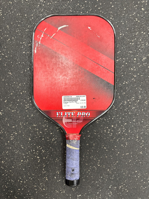 Vist Large View of Product Image Which is Used Engage ELITE PRO Pickleball Racquet Red