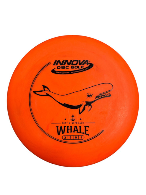 Vist Large View of Product Image Which is Used Innova WHALE Disc Golf Driver Orange