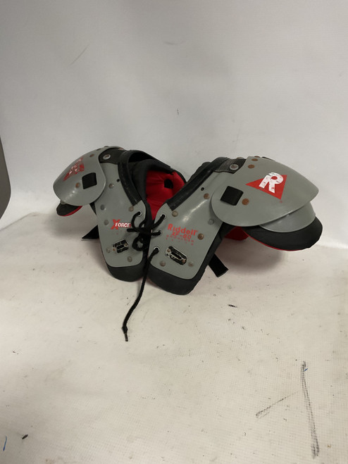Vist Large View of Product Image Which is Used Riddell X-FORCE FB Shoulder Pads Grey SM