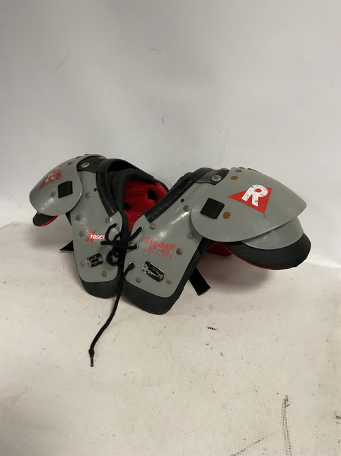 Vist Large View of Product Image Which is Used Riddell X-FORCE FB Shoulder Pads Grey SM