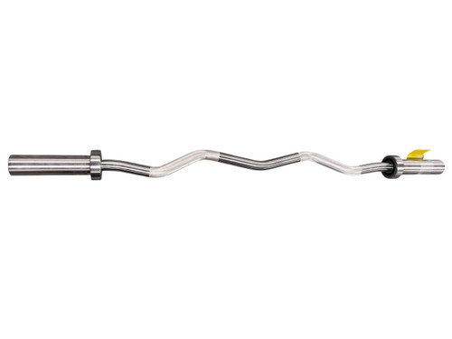Vist Large View of Product Image Which is Used Exercise Olympic Curl Bar 46"