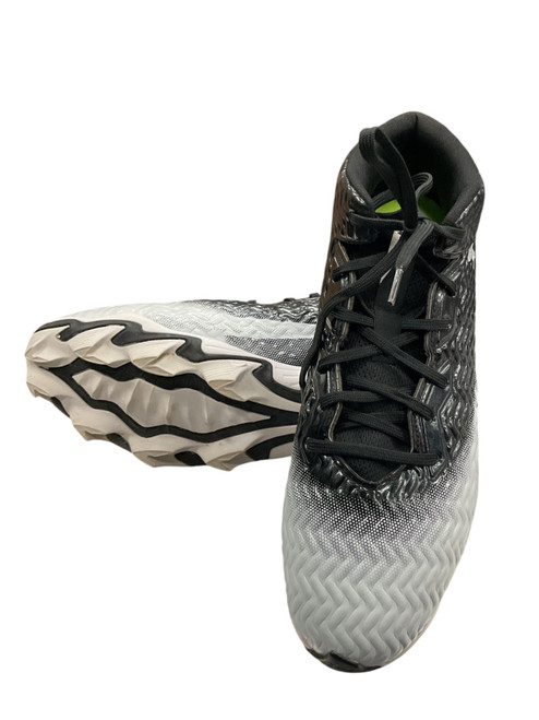 Vist Large View of Product Image Which is Used Under Armour Adult FB Cleats Black Senior 10.5