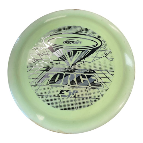 Vist Large View of Product Image Which is Used Discraft ESP FORCE Disc Golf Driver Green 168g