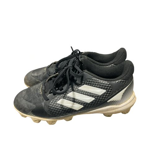 Vist Large View of Product Image Which is Used Adidas PURE HUSTLE BB/SB Cleats Black Junior 04