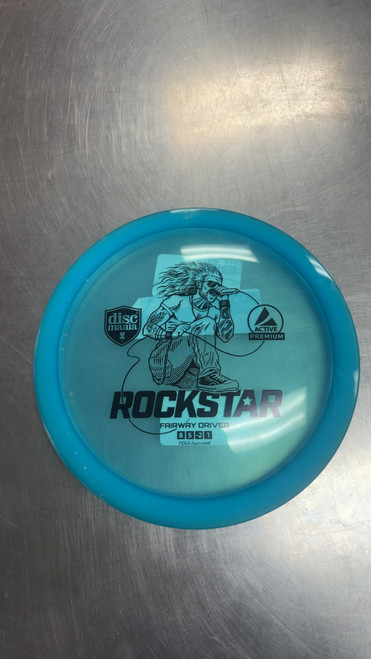 Vist Large View of Product Image Which is Used Discmania ROCKSTAR Disc Golf Driver Royal Blue