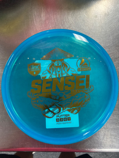 Vist Large View of Product Image Which is Used Discmania SENSEI Disc Golf Putter Royal Blue