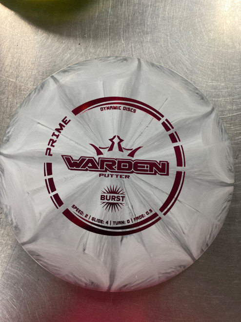 Vist Large View of Product Image Which is Used Dynamic Discs WARDEN BURST Disc Golf Putter Grey