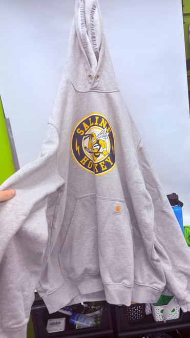 Vist Large View of Product Image Which is Used Carhartt Saline Hockey Outerwear Other A Grey XL