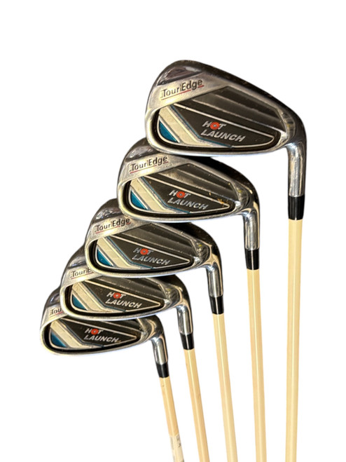 Vist Large View of Product Image Which is Used Tour Edge HOT LAUNCH Mens Iron Set RH 7I-PW