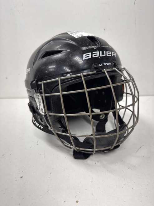 Vist Large View of Product Image Which is Used Bauer LIL SPORT Helmet Cage Combo Black XS