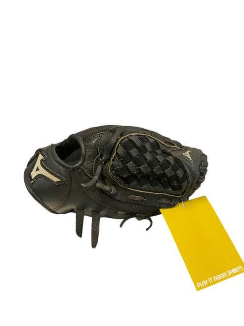 Vist Large View of Product Image Which is Used Mizuno POWER CLOSE BB/SB Glove RH Throw Black 10"