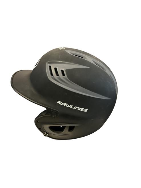 Vist Large View of Product Image Which is Used Rawlings HELMET Batting Helmet No Mask Black S/M