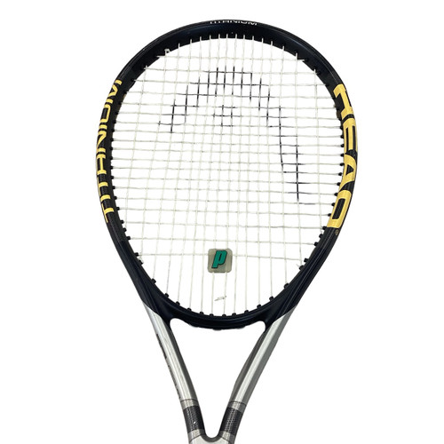 Vist Large View of Product Image Which is Used Head TITANIUM Adult Tennis Racquet Black Unknown