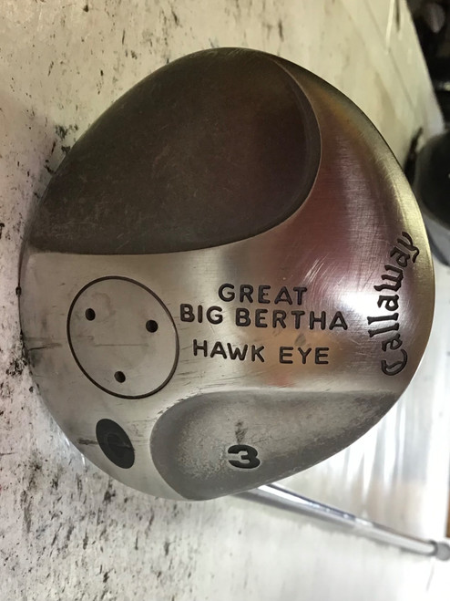 Vist Large View of Product Image Which is Used Callaway BIG BERTHA HAWK EYE Mens Fairway Wood LH 3 Wood