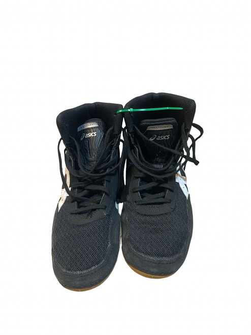Vist Large View of Product Image Which is Used Asics Wrestling Shoes Black Senior 8