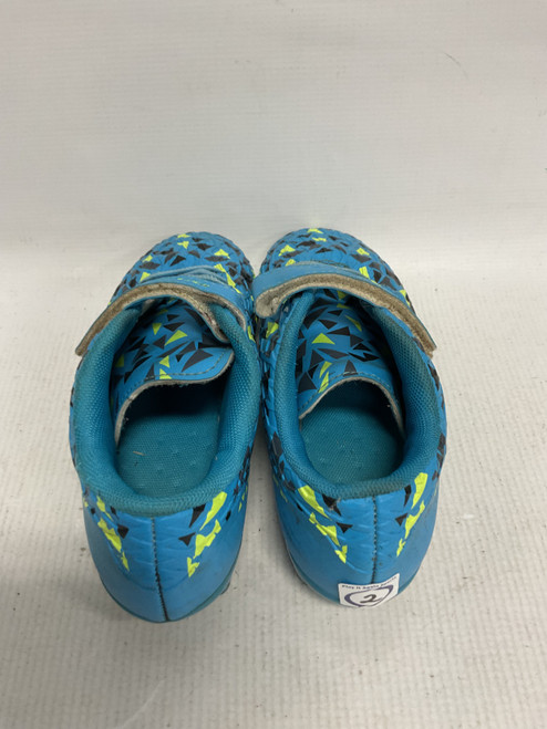Vist Large View of Product Image Which is Used Soccer Cleats Teal Junior 02