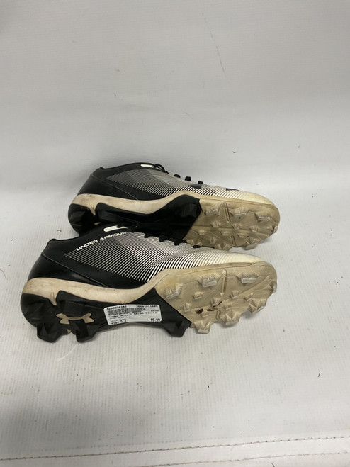 Vist Large View of Product Image Which is Used Under Armour BB/SB Cleats Black Senior 7