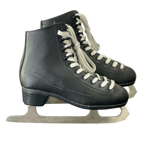 Vist Large View of Product Image Which is Used Lake Placid SZ 7 LAKE PLACID BLK FIGURE SKTS Mens Figure Skate Black Senior 5