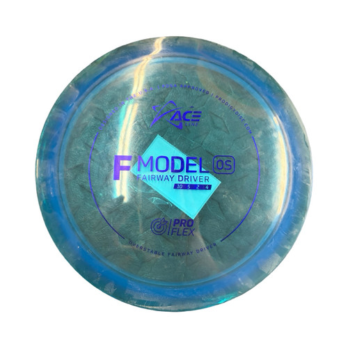 Vist Large View of Product Image Which is Used Prodigy Ace Line F Model OS Disc Golf Driver Royal Blue