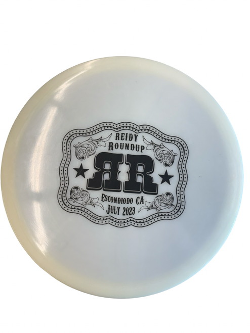 Vist Large View of Product Image Which is Used REIDY ROUNDUP Disc Golf Mid Range White