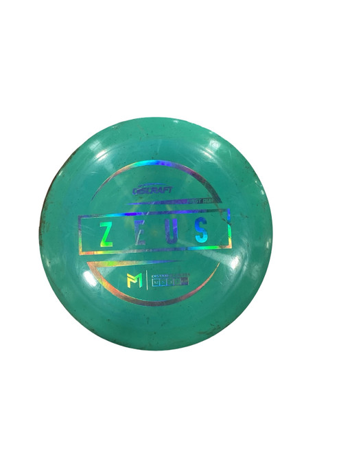 Vist Large View of Product Image Which is Used Discraft ZEUS Disc Golf Driver Turquoise
