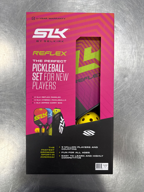 Vist Large View of Product Image Which is New Selkirk REFLEX PADDLE SET Pickleball Racquet Pink