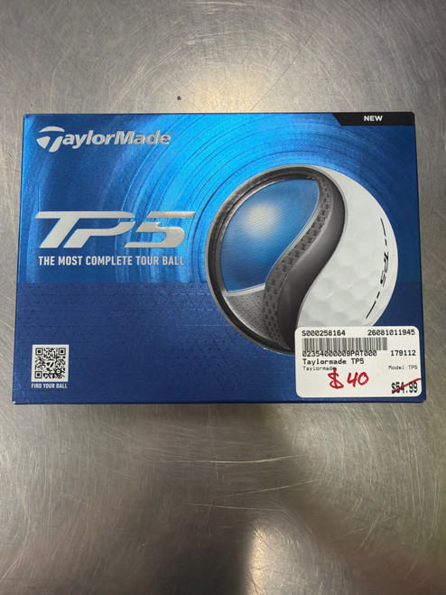 Vist Large View of Product Image Which is New Taylormade TP5 12 Pack - Golf Balls