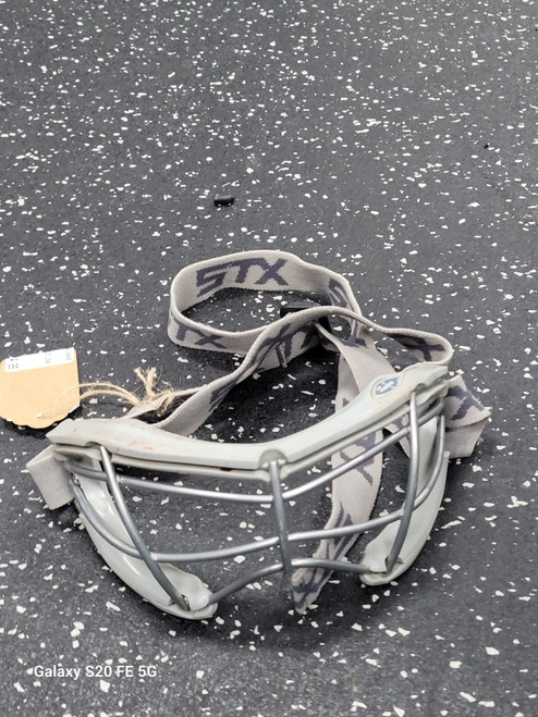 Vist Large View of Product Image Which is Used STX Z SEE Lacrosse Facial Protect Grey Senior
