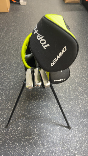 Vist Large View of Product Image Which is Used Top Flite TOP FLITE JUNIOR LH Jr Package Set LH Lime And Black 7 Piece
