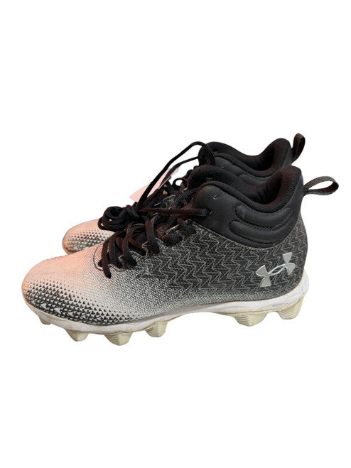 Vist Large View of Product Image Which is Used Under Armour Jr FB Cleats Black Junior 06.5