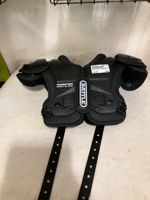 Vist Large View of Product Image Which is Used Battle Sports PHANTHOM FB Shoulder Pads Black SM