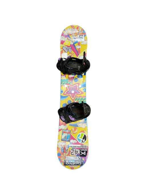 Vist Large View of Product Image Which is Used Burton CHICKLET 130CM Boys Board/Binding Royal Blue 130 cm