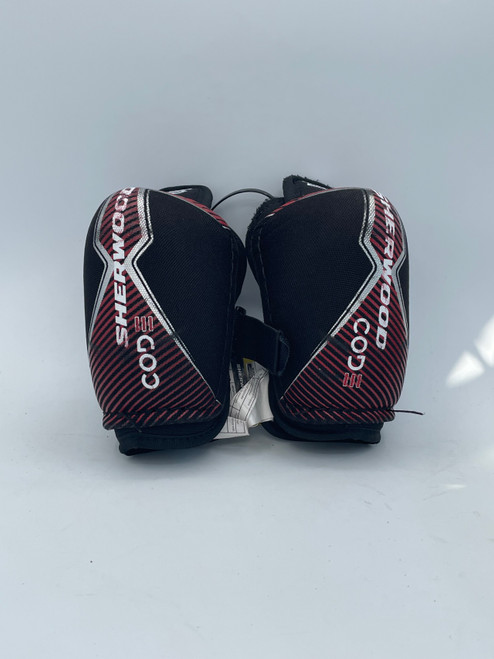 Vist Large View of Product Image Which is Used Sher-wood CODE Youth Elbow Pads LG