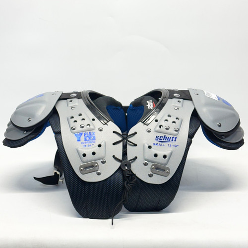 Vist Large View of Product Image Which is Used Schutt Y FLEX 4.2 FB Shoulder Pads Grey SM