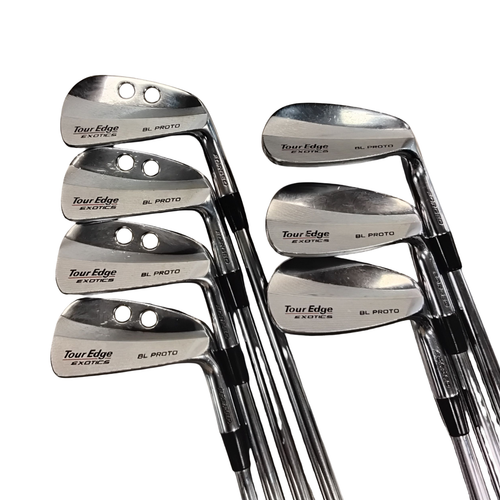 Vist Large View of Product Image Which is Used Tour Edge EXOTICS BL PROTO Mens Iron Set RH 4I-PW