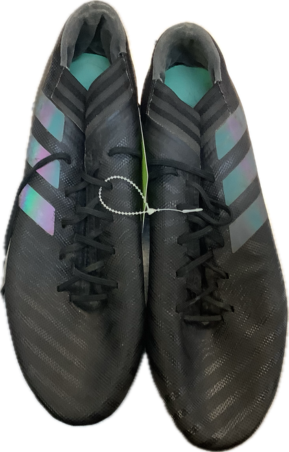 Vist Large View of Product Image Which is Used Adidas Soccer Cleats Black Senior 11