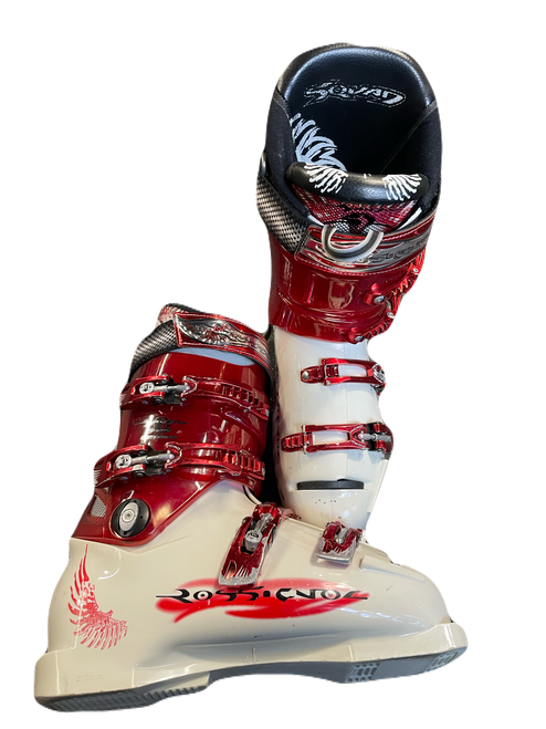 Vist Large View of Product Image Which is Used Rossignol BANKSQUADCOMPOSITE Mens DH Ski Boot Red 270 MP - M09 - W10