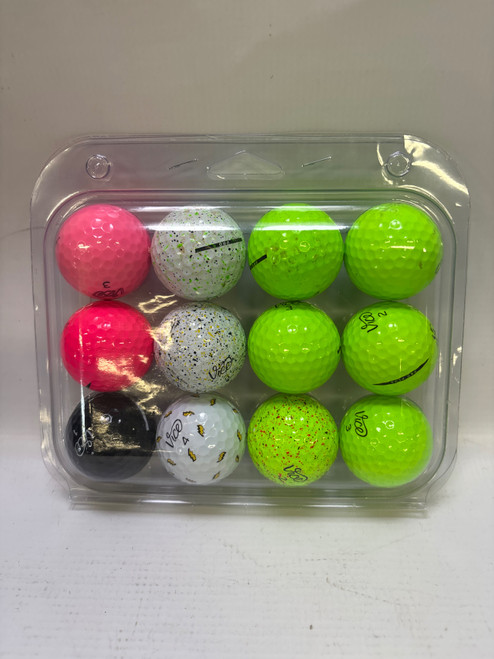 Vist Large View of Product Image Which is Used Vice COLOR MIX 12 PK 12 Pack - Golf Balls
