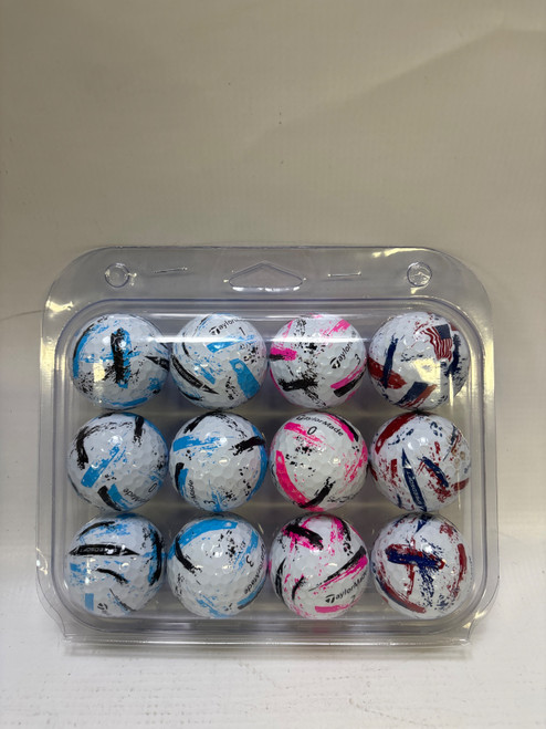 Vist Large View of Product Image Which is Used Taylormade SPEED SOFT COLOR 12 PK 12 Pack - Golf Balls
