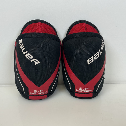 Vist Large View of Product Image Which is Used Bauer LEGACY Youth Elbow Pads SM