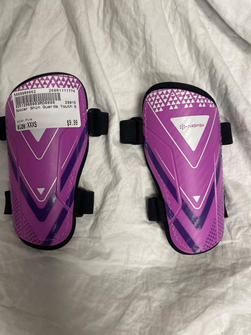 Vist Large View of Product Image Which is Used Soccer Shin Guards Youth Pink XXXS
