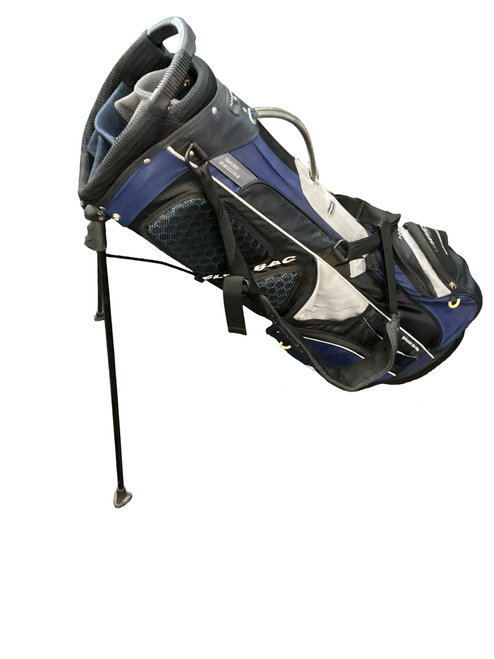 Vist Large View of Product Image Which is Used Maxfli 7 WAY STAND BAG Mens Stand Bag Navy Blue