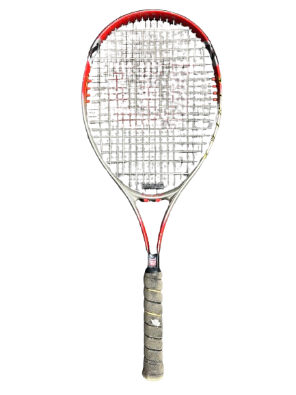 Vist Large View of Product Image Which is Used Wilson WILSON STRIKE TITANIUM Adult Tennis Racquet Red 4 1/4"