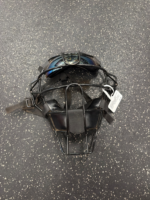 Vist Large View of Product Image Which is Used Champro UMP MASK W/VISOR Umpire Mask
