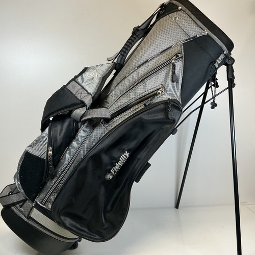 Vist Large View of Product Image Which is Used Dunlop Mens Stand Bag Black