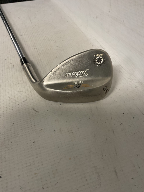 Vist Large View of Product Image Which is Used Titleist SM4 OIL CAN Golf Wedge Mens RH 58 Degree