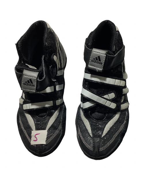 Vist Large View of Product Image Which is Used Adidas Wrestling Shoes Black Senior 5